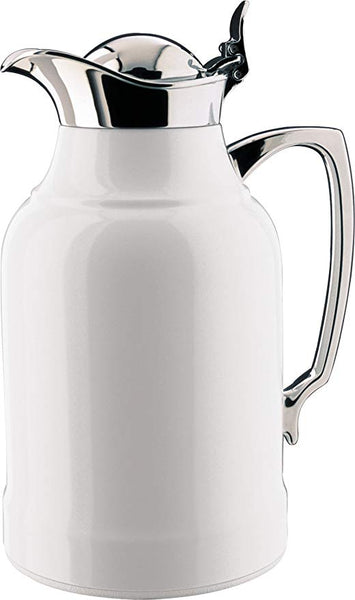 Alfi Kugel Glass Vacuum Frosted Plastic Thermal Carafe for Hot and Col –  Caffeinequip